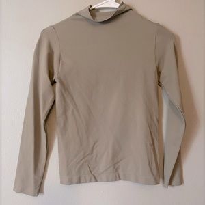 Cool brown mockneck top size Medium